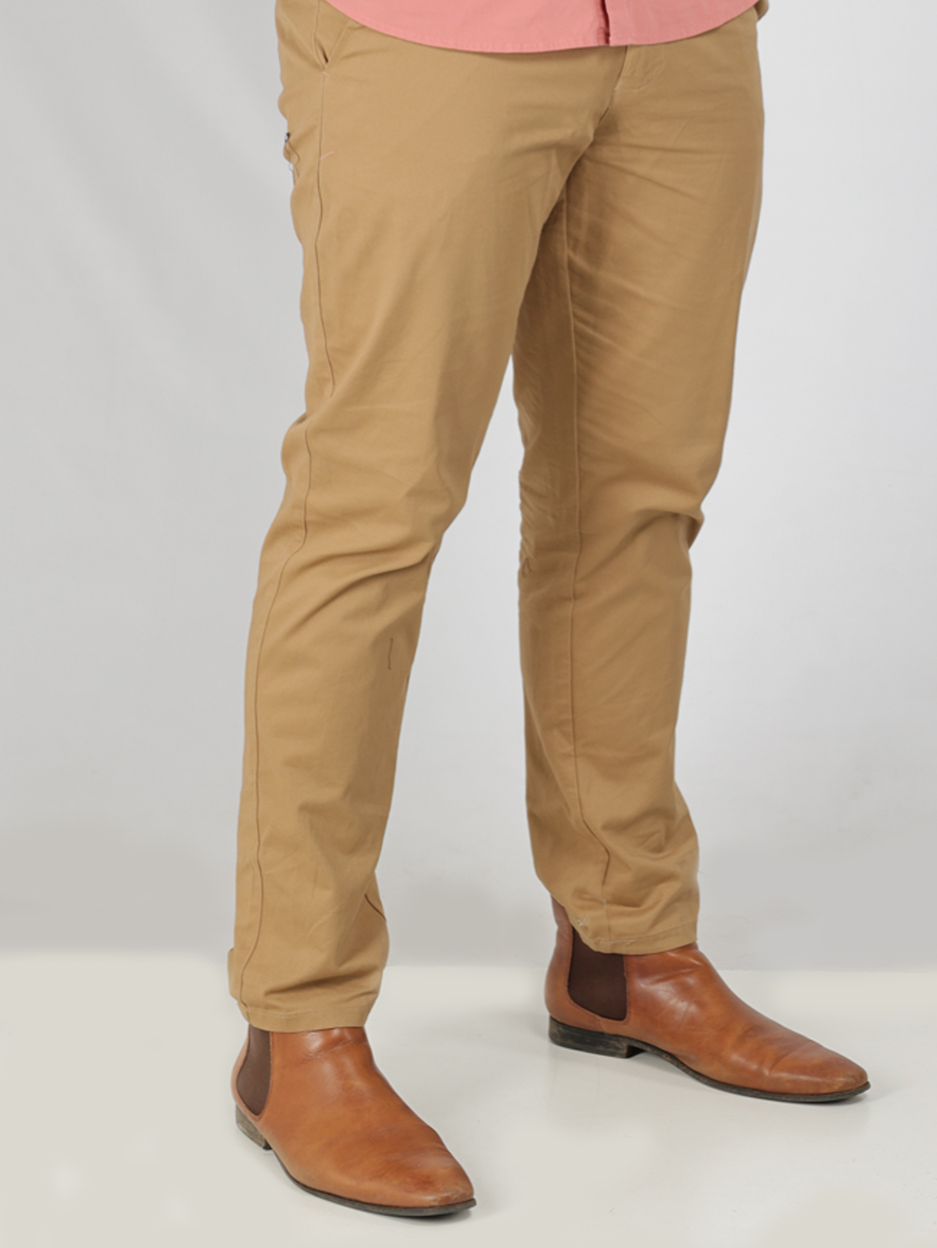 BOSS - Extra-slim-fit trousers in power-stretch monogram jacquard